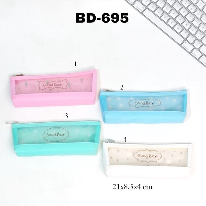 

ID UF KOTAK PENSIL SLETING XLJ BAHAN SEGI3/PENCIL CASE/TEMPAT PENSIL/PENCIL POUCH/DOMPET PENSIL