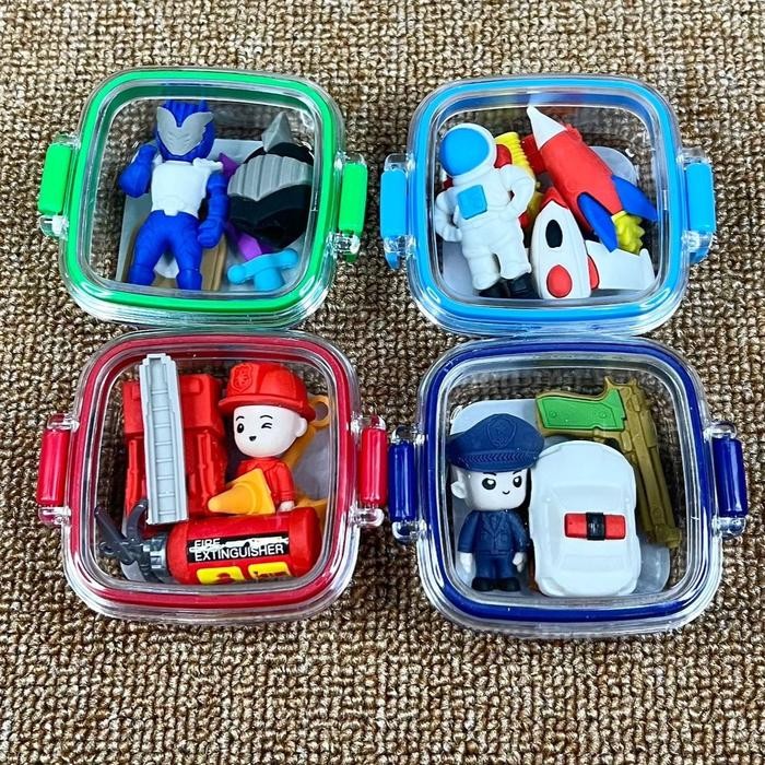 

ID SET PENGHAPUS TEMA POLISI ASTRONOT FIREMAN PEMADAM SUPERHERO UNTUK KEBUTUHAN STATIONERY