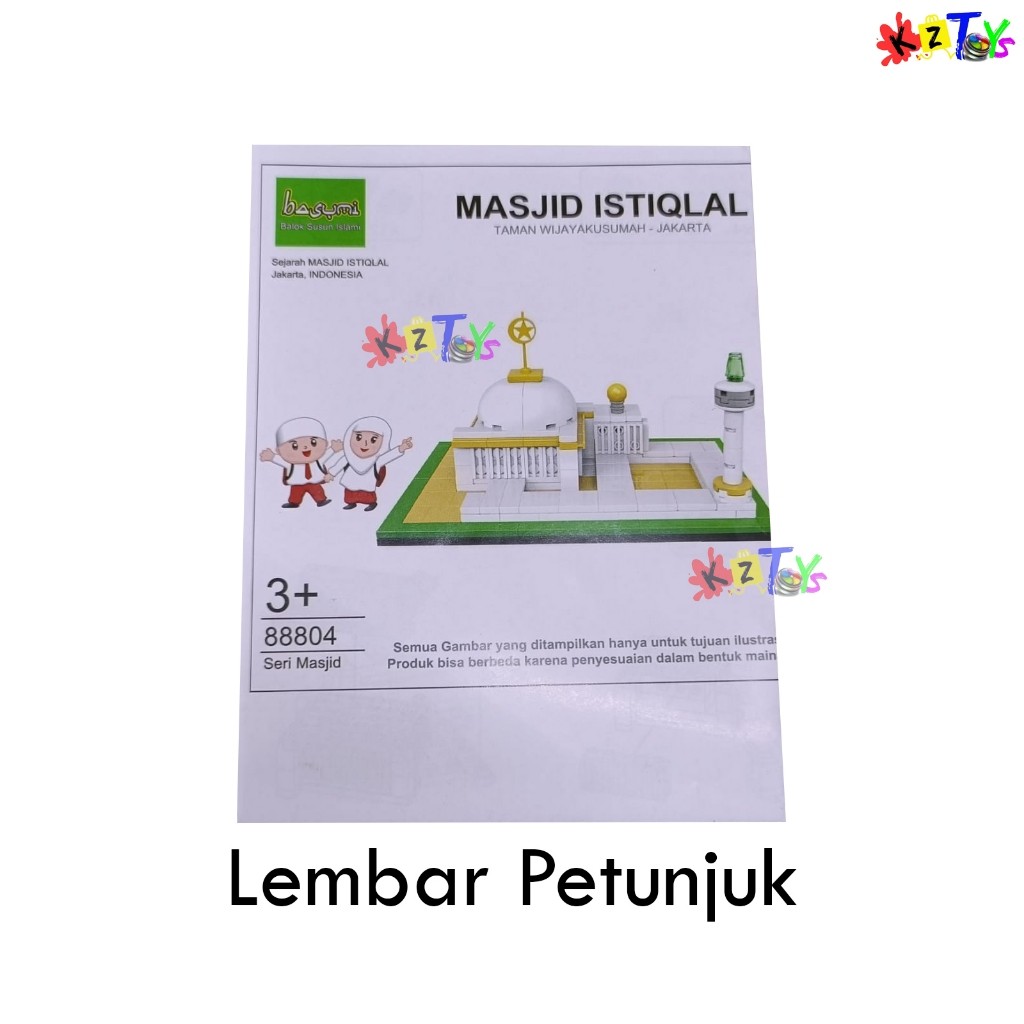 MAINAN LEGO BASUMI MASJID ISTIQLAL