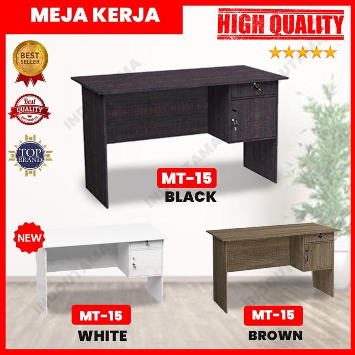 Meja Kantor Gstar MT-15 Murah Berkualita - Hitam