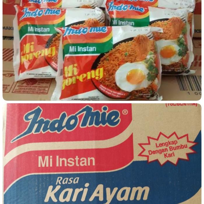 

INDOMIE GORENG DAN KARI AYAM (MIX)