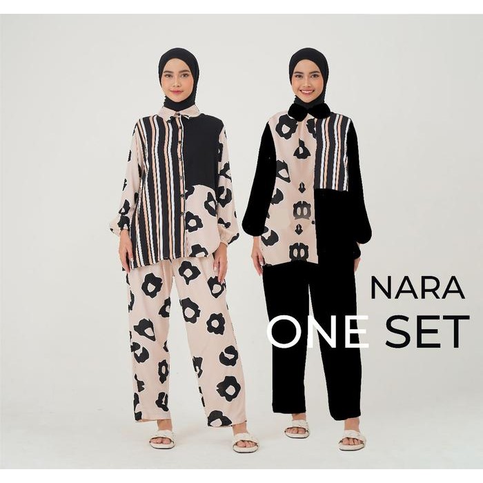 Nayya- Ahha Hijab - Nara One Set