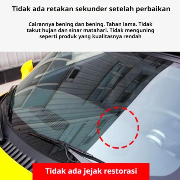 Sale Terbatas Cairan Perbaikan Retak Kaca Mobil/Cairan Perbaikan Cepat Retak Kaca/Cairan Perbaikan