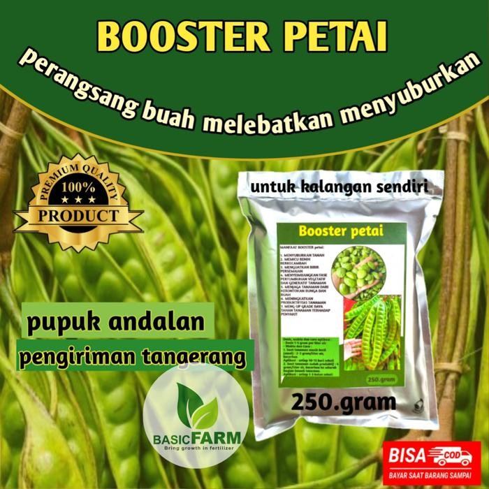 

pupuk booster organik petai merangsang pembuahan dan pertumbuhan *