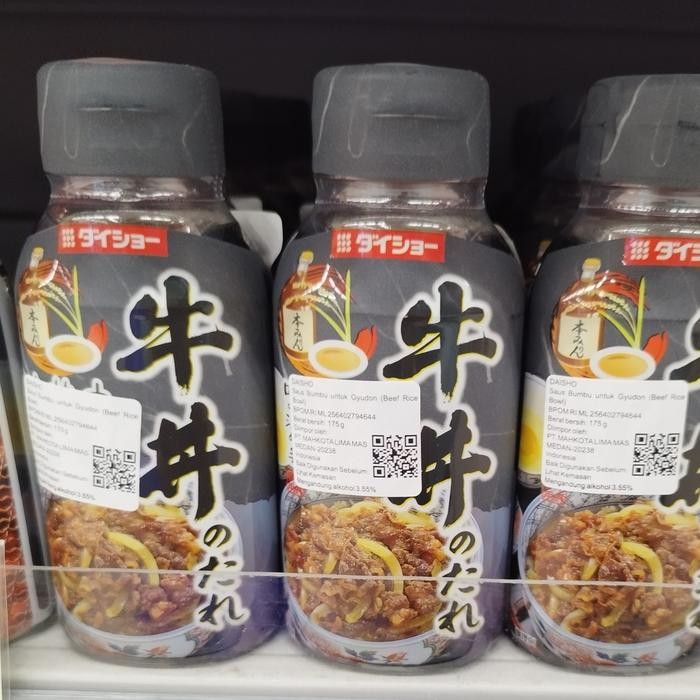 

Kualitas Terjamin Daisho Beef Rice Bowl Sauce 175Gr