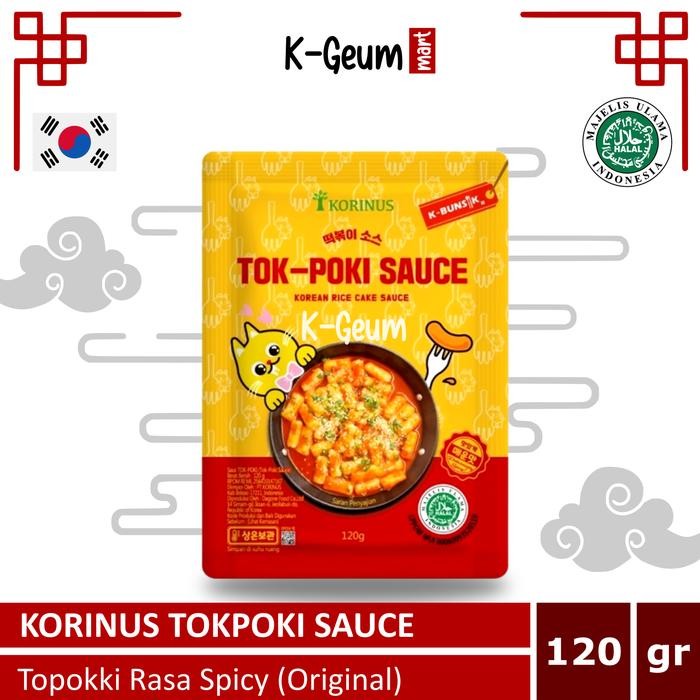 

TodayFre3sH- KORINUS KBunsik Tokpoki Sauce / Tteokbokki Sauce / Saus Topokki Halal