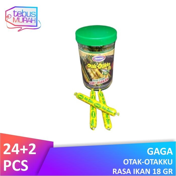 

TodayFre3sH- Gaga Otak Otakku Sosis Ikan 18gr (Isi 24+2 Pcs)