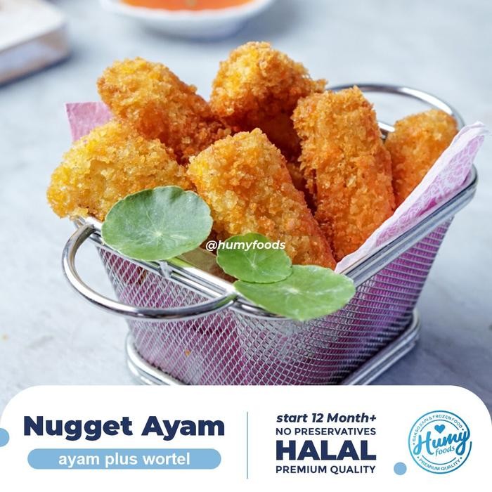 

TodayFre3sH- NUGGET AYAM WORTEL HOMEMADE (250gr) MPASI Tanpa MSG & Pengawet