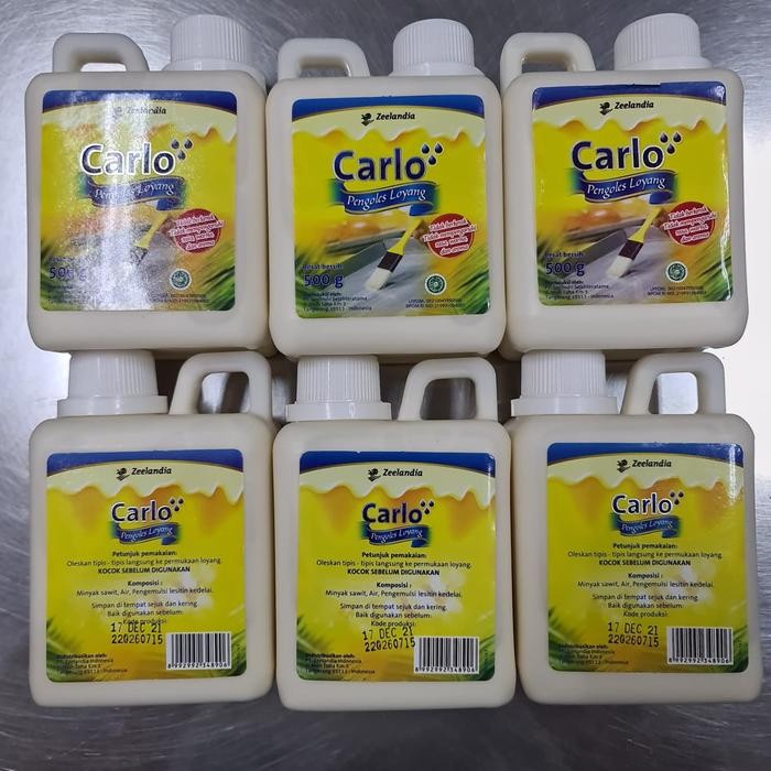 

TodayFre3sH- Pengoles Loyang CARLO 500 gram / Minyak Oles 500gr anti lengket