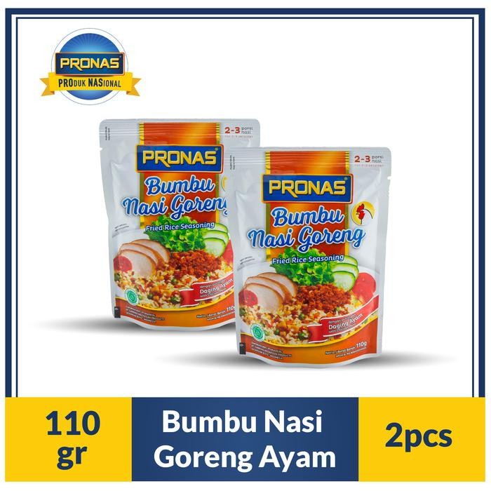 

TodayFre3sH- Pronas Bumbu Nasi Goreng dengan Daging Ayam 110 g bundling 2 pcs