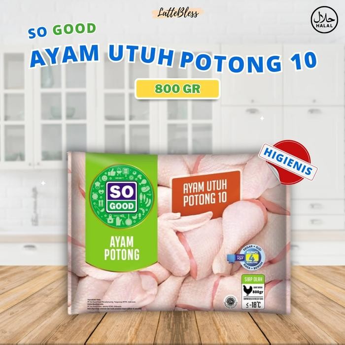 

BeliSkrg,KirimHariini- AYAM UTUH POTONG 10 SO GOOD 800GR JAPFA HIGIENIS HALAL