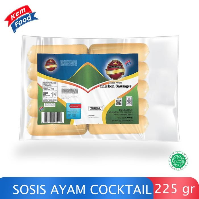 

BeliSkrg,KirimHariini- Villadorp Sosis Ayam Cocktail Premium - 225 gr
