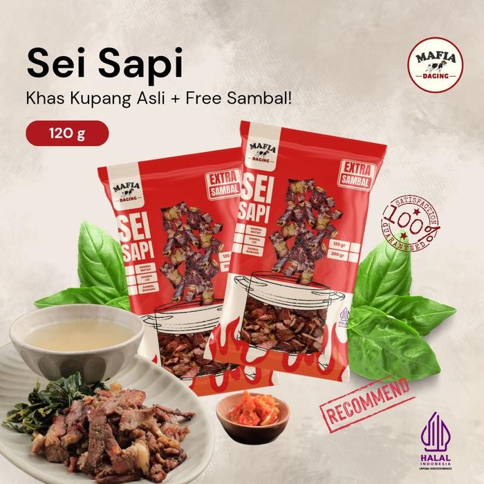 

BeliSkrg,KirimHariini- Sei Sapi / Daging Sapi Asap 120g