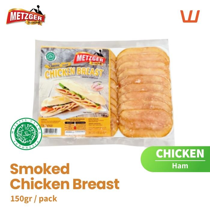 

BeliSkrg,KirimHariini- Ham ayam ASAP METZGER HALAL SMOKED CHICKEN BREAST 150G