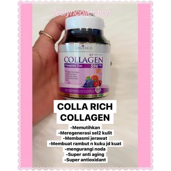 Collagen Tripeptide Zinc Plus Vitamin C Original Colla Rich Collagen