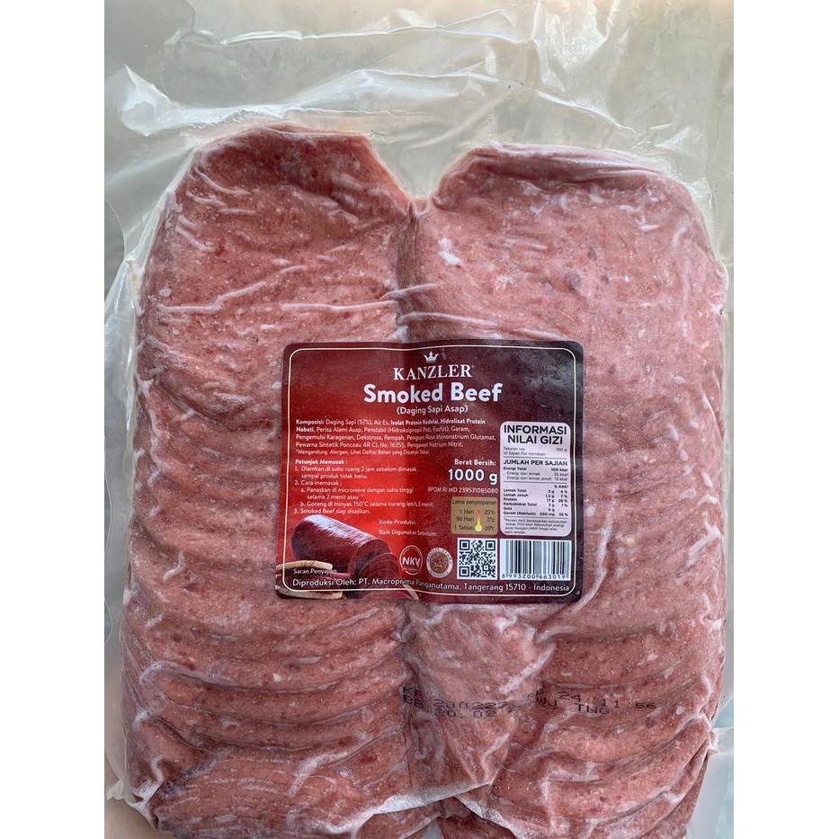 

BeliSkrg,KirimHariini- KANZLER SMOKED BEEF 1000 GR