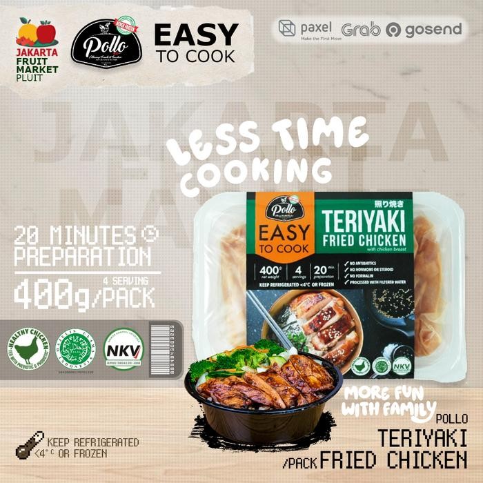 

BeliSkrg,KirimHariini- (FROZEN FOOD) AYAM POLLO CHILLED TERIYAKI TRAY 400GR (GRAB/GOJEK ONLY)