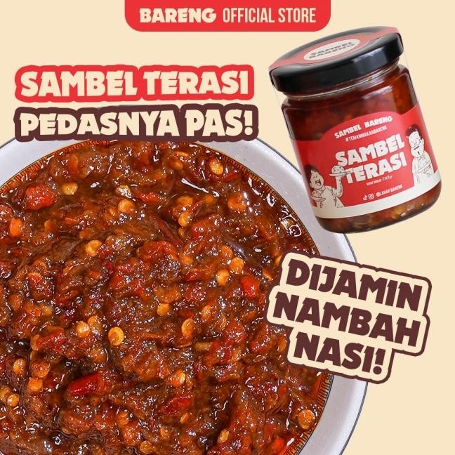 

PastikanDikirimLgsg- Sambel Bareng Terasi / Sambel Terasi / Sambel Pedas Gurih