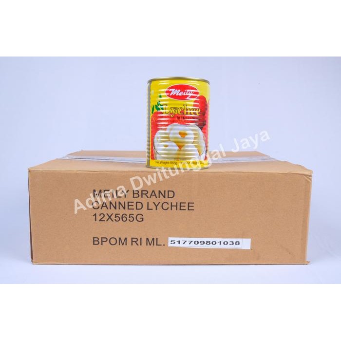 

PastikanDikirimLgsg- Buah Leci Kaleng / Lychee Meily 12x565gr - Karton