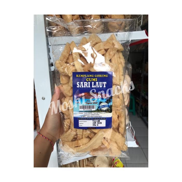 

PastikanDikirimLgsg- Kemplang Goreng Cumi Stick Sari Laut Asli Bangka / Kerupuk Bangka