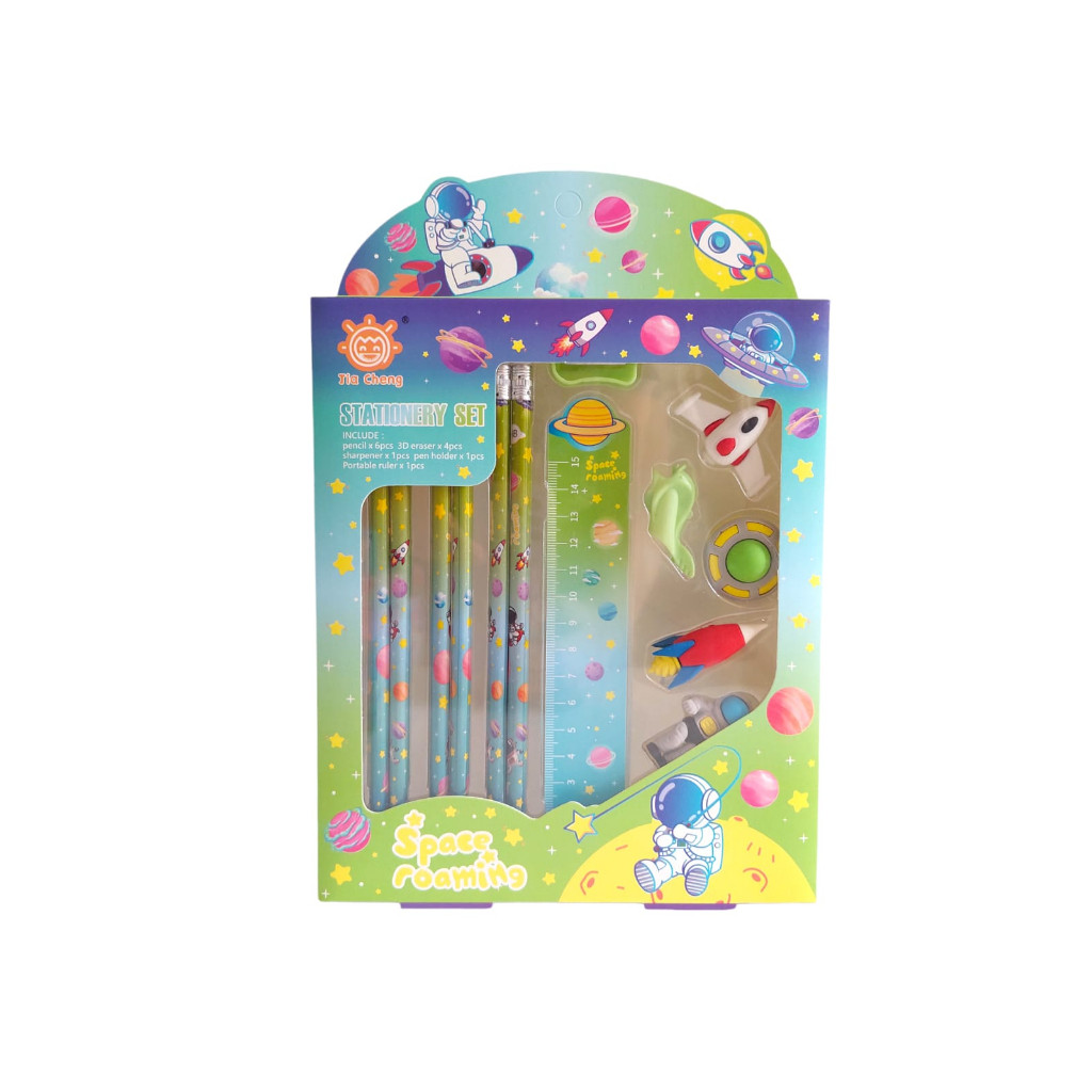 

Stationery set 12in1 stationery anak kado ultah anak pensil alat tulis atk anak Paud Tk Keren
