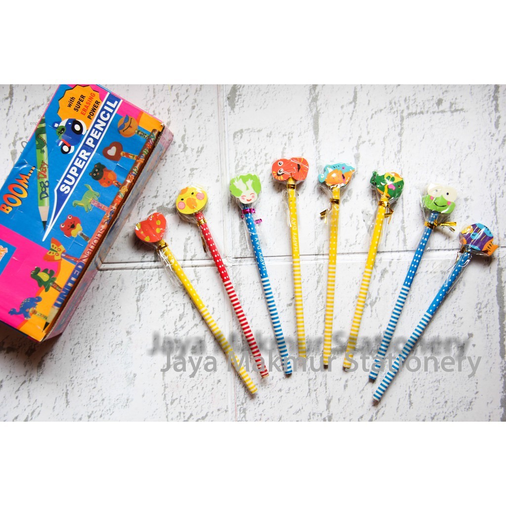 

Pensil Eraser Jansen (Pensil + Penghapus)