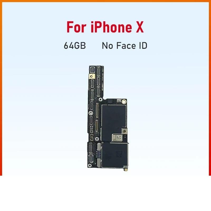 Top Tested Motherboard for iPhone X XR XS Max 64g 128g 256g Unlocked Mainboard With Face ID Cleaned 
