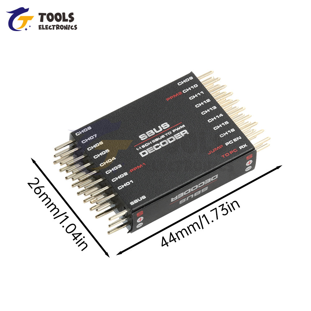 SBUS to PWM Converter DIY 16 Channel SBUS To PWM PPM DECODER For Frsky X8R RXSR Receiver Remote Cont