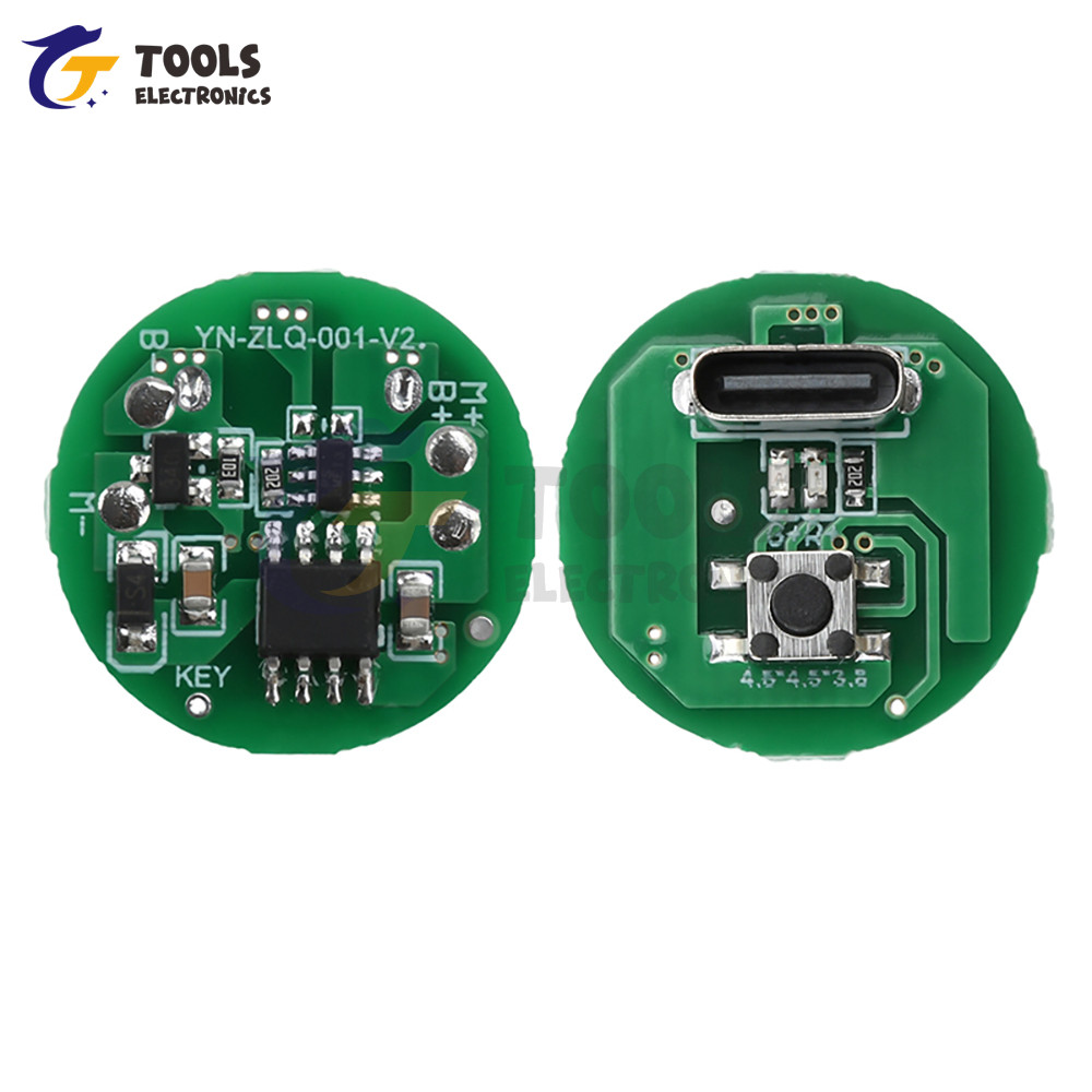 5W 10W Flashlight Driver Board Diy Accessories ype-c Charging Module LED Three-stage Driver Board Ci