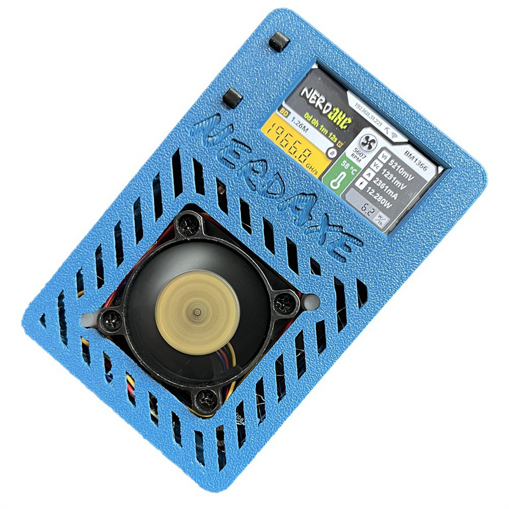 A69F-NerdAxe Miner Nerdminer with Display 500Gh/S S19XP BM1366 ASIC Bitaxe Bitcoin Micro-Miner Lotte