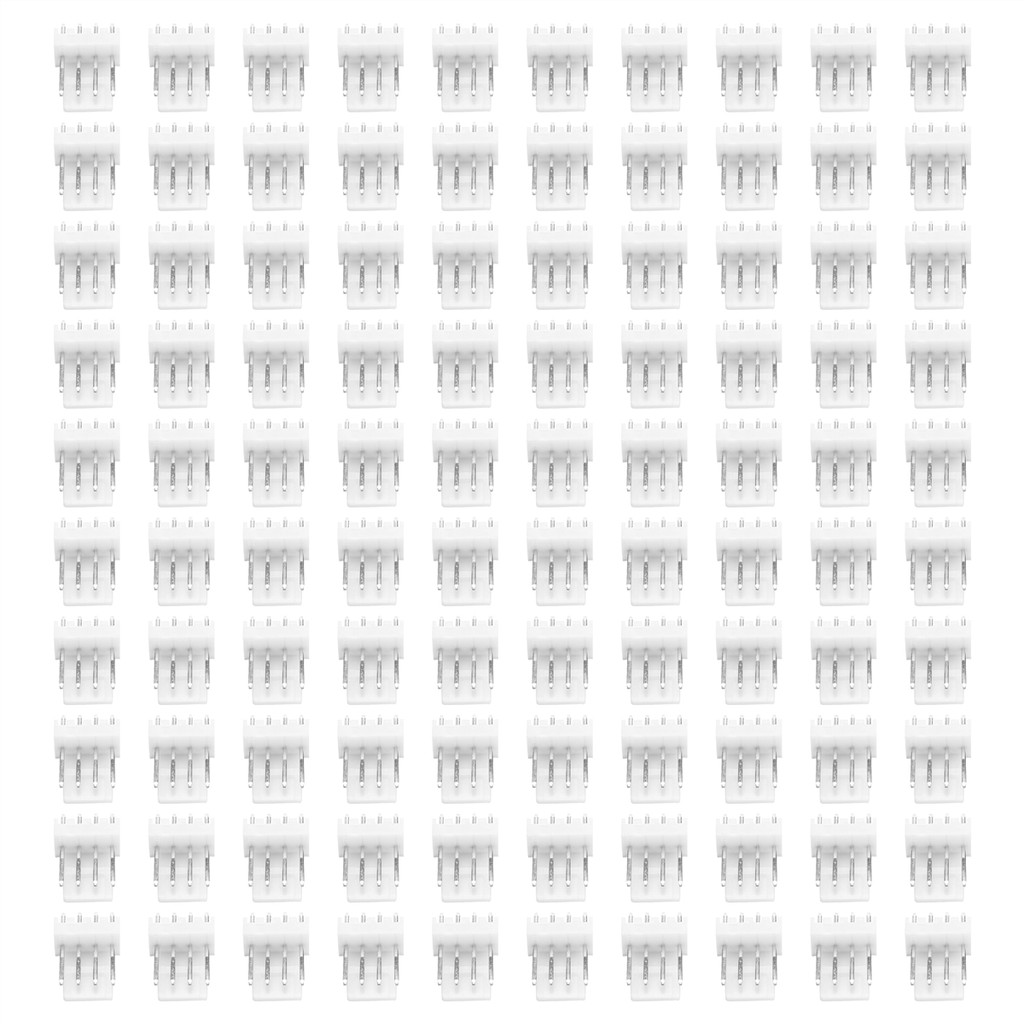 A69F-100Pcs KF2510 Connector 2.54MM PITCH Male Pin Header 4Pin Fan Connector for ASIC Miner Antminer