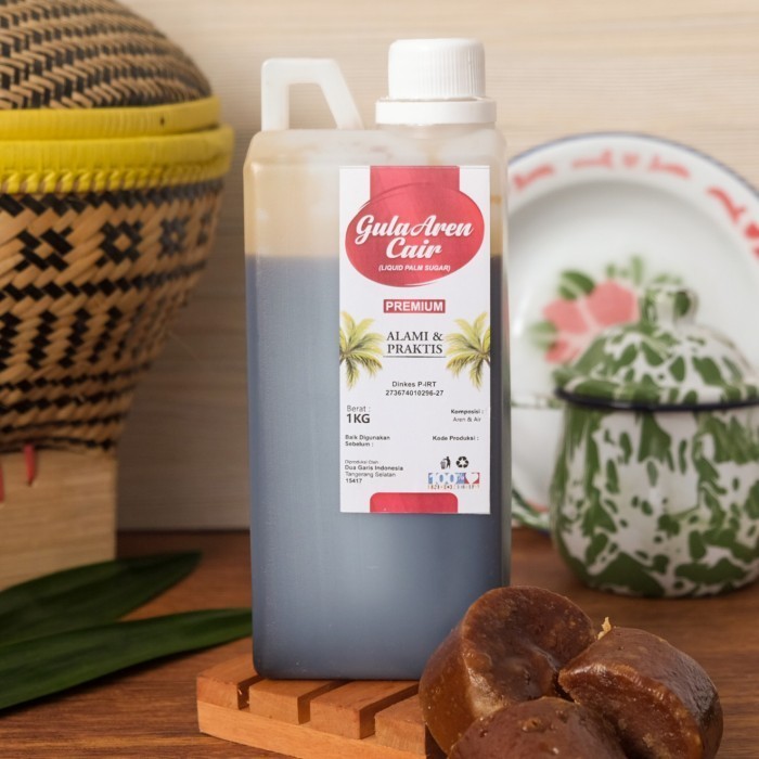 

New Gula Aren Cair Murni 1Kg / Gula Aren Cair Asli 100%