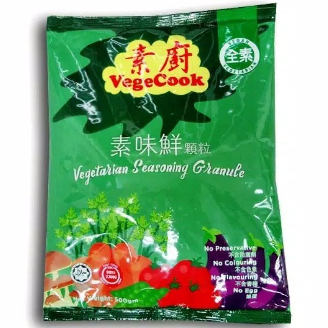 

New Bumbu VegeCook Vegetarian Seasoning Granule 500 gr ( Vegan Vegetarian