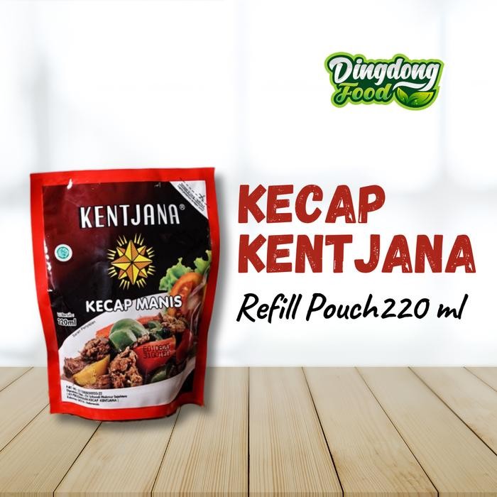 

New Kecap Kentjana Kecap Manis Cap Kencana Khas Kebumen 220 ml