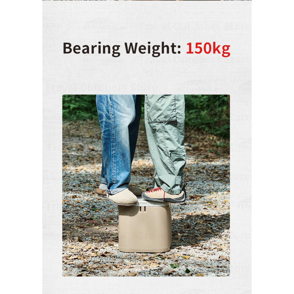 TOILET BOX MOBILE / PORTABLE CAMPING OUTDOOR NATUREHIKE CNH22HJ003