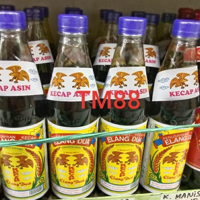 KECAP ASIN CAP ELANG DUA SINGKAWANG KALIMANTAN 620mil