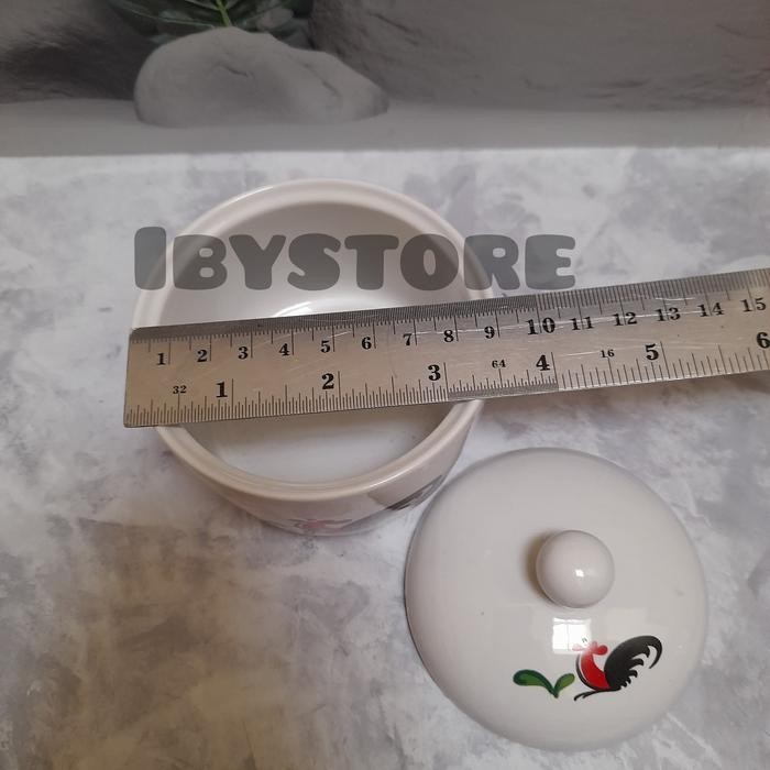 Wadah gula ayam/wadah bumbu keramik/toples mini