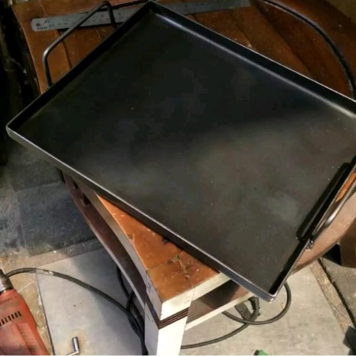 Wajan datar/Wajan roti bakar/wajan kebeb Wajan Burger Alat Baja