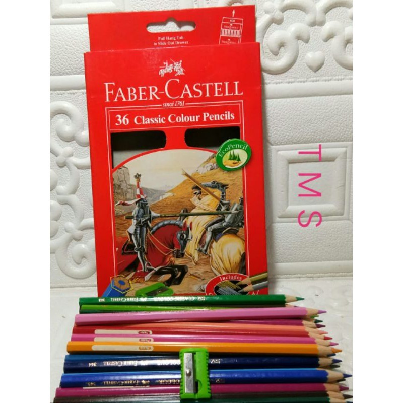 

Pensil Gambar Faber Castell 36 warna Classic