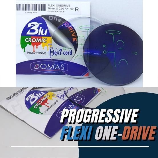 LENSA PROGRESIF DOMAS ONE DRIVE Progressive NON Silinder Flexi-cord Progressif