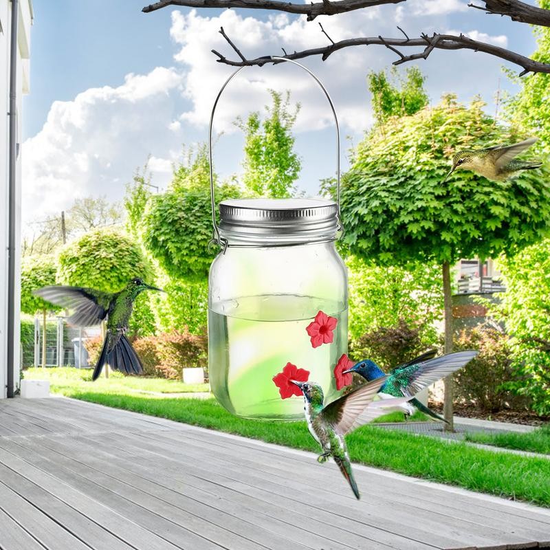 Hummingbird Feeder For Outdoors Window Hummingbird Feeder Wild Bird Feeder Small Bright Colors Leakp