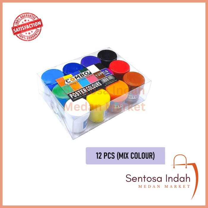 

Poster Colours 12 Warna / Cat Poster Combo 20ml - 12 pcs (MIX)