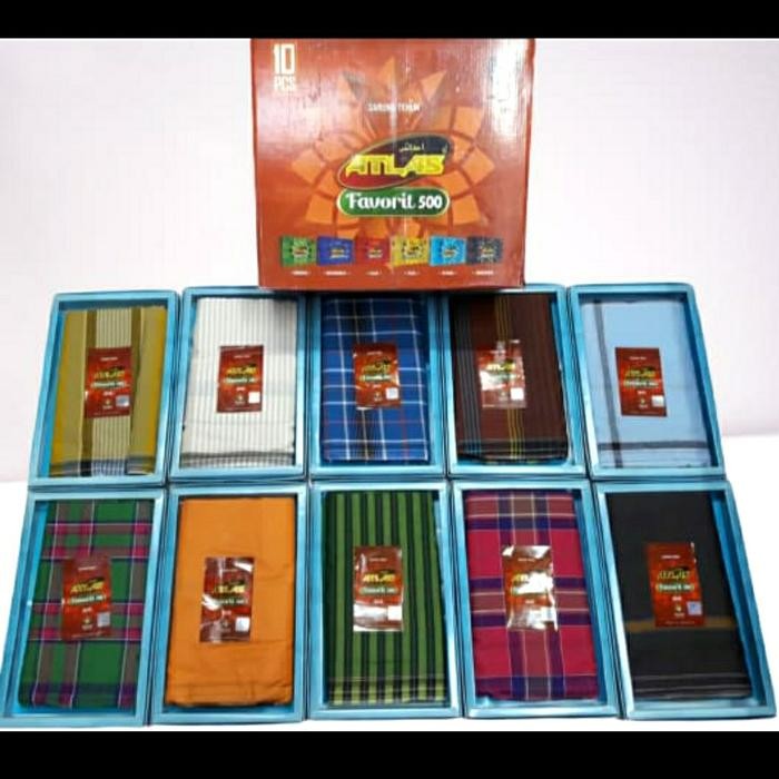 Sarung Atlas Favorit 500 Kombinasi