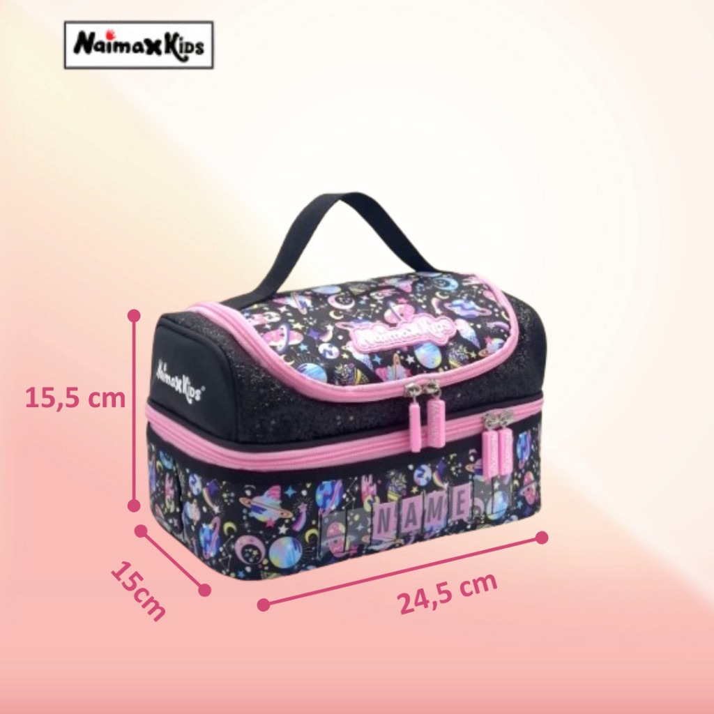 Tas Anak PG TK Medium Anak Perempuan + Lunch Bag Naimax Kids