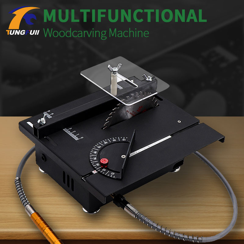 Multi-Function  Cutting Micro Table Saw Wood Carving Machine Table Grinding Tool Woodworking Polishi