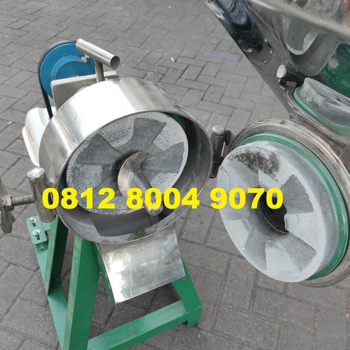 Mesin Giling Bumbu Cabai Plus Penggerak Dinamo