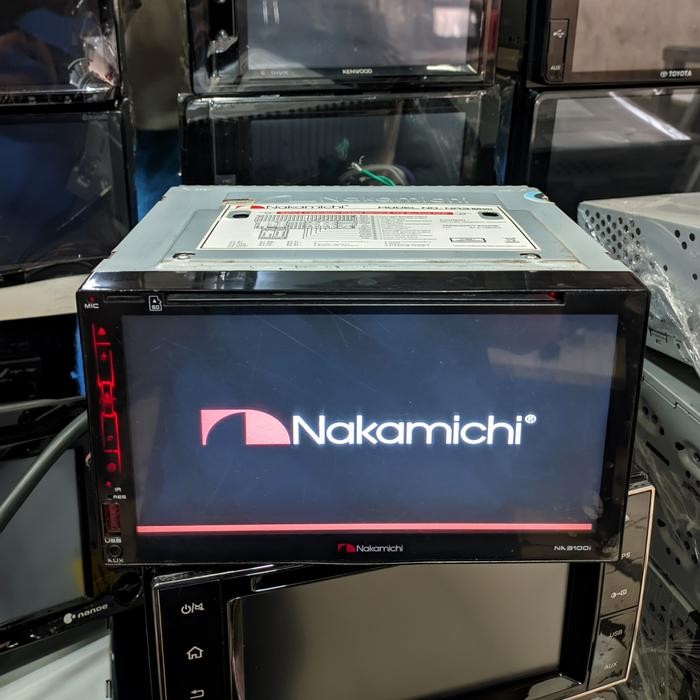 head unit double din merk nakamichi ukuran 7 inch