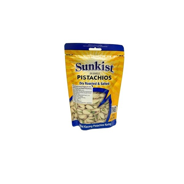 

SUNKIST DRY ROASTED PISTACHIO BAG 150 GR