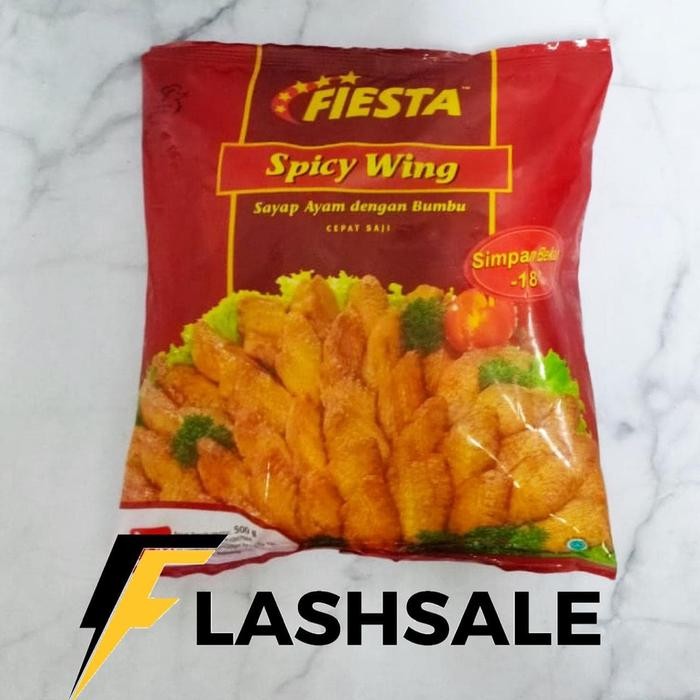 

BARANG TERLARIS fiesta spicy wing 500 gram