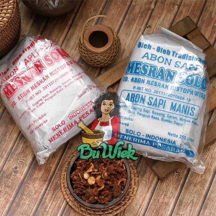 

terbaru !!! abon sapi manis 250 gram spesial bu wiek ready